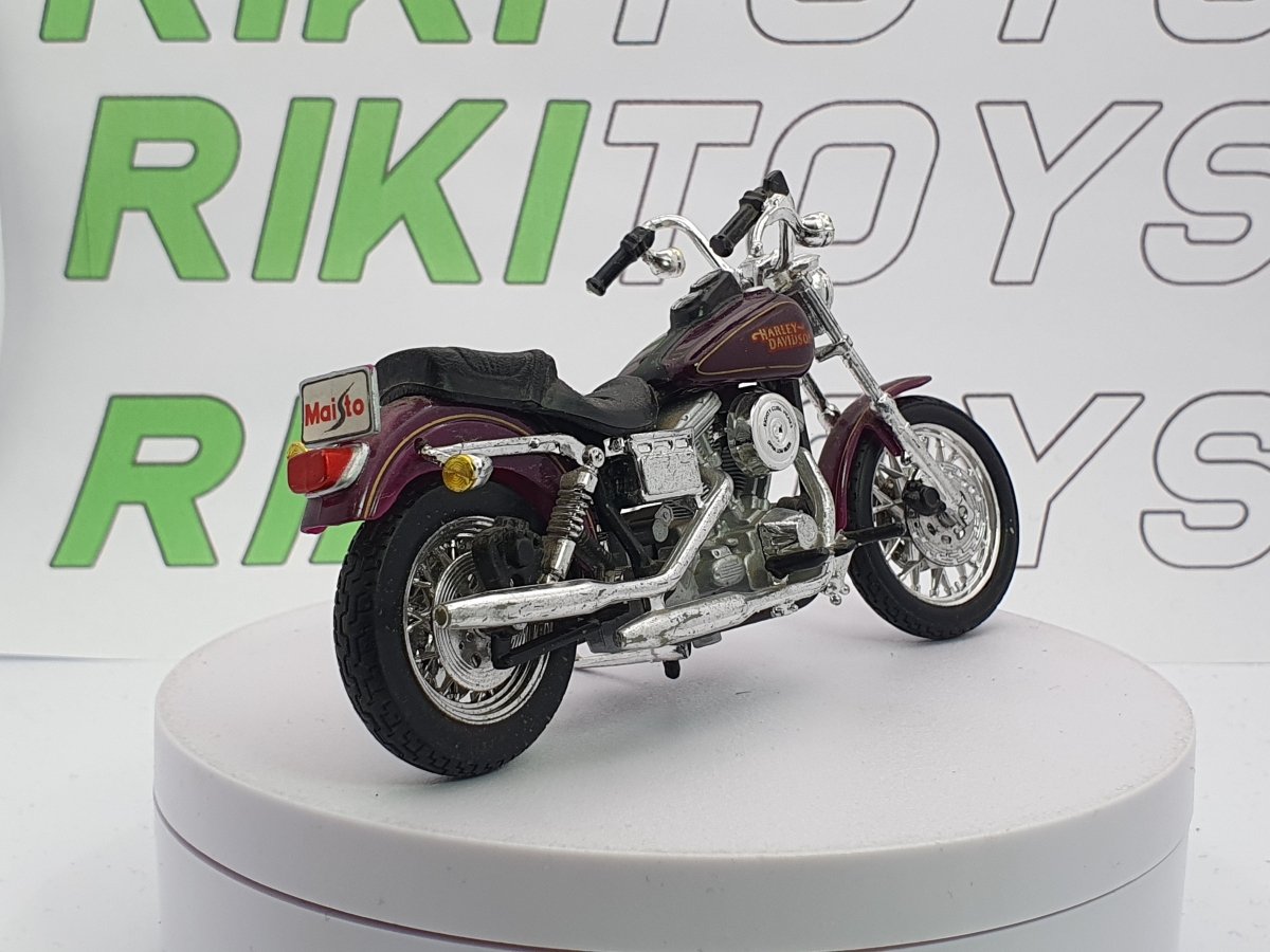 Harley Davidson Dyna LowRider Maisto 1/18 Viola 1998 - RikiToys - Maisto