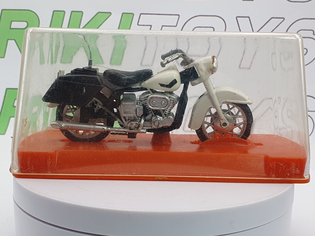 Harley Davidson Electra Glide Mercury 1/24 Bianco 1965 - RikiToys - Mercury