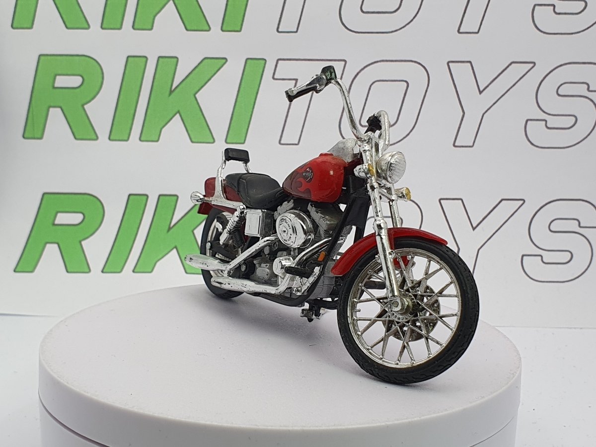 Harley Davidson FX DWG Dynaglide Maisto 1/18 Rosso - RikiToys - Maisto