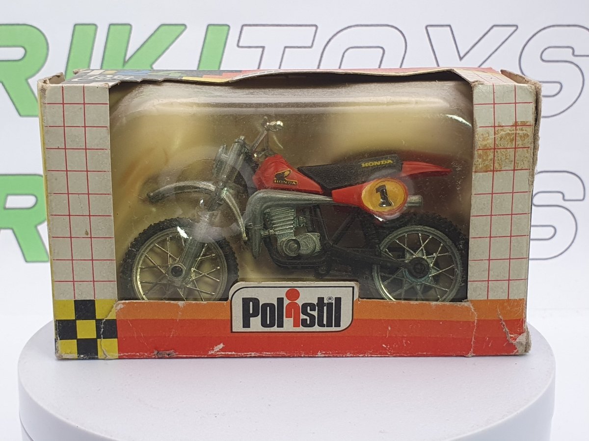 Honda Cross Polistil 1/24 Rosso 1980 - RikiToys - Polistil