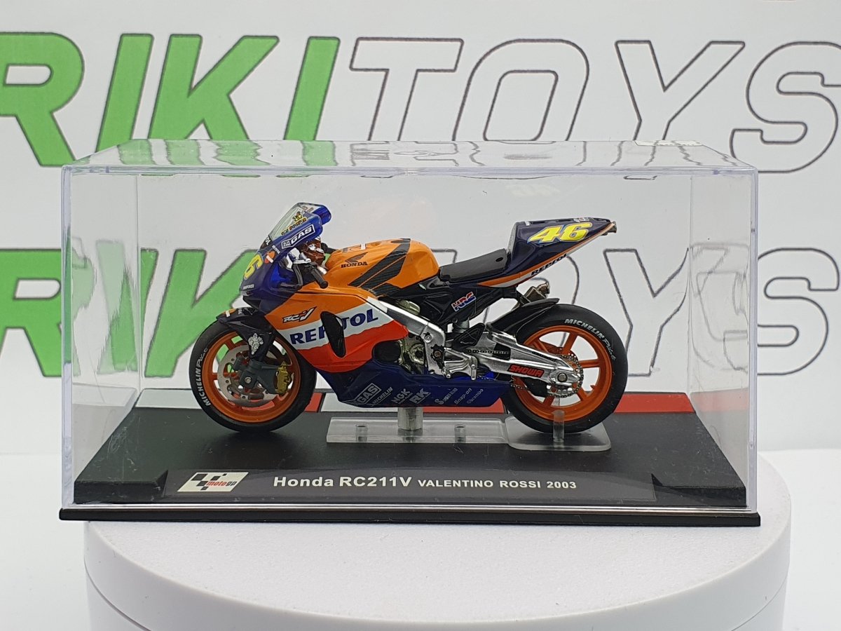 Honda RC 211 V Edicola 1/24 Arancione 2003 - RikiToys - Edicola#