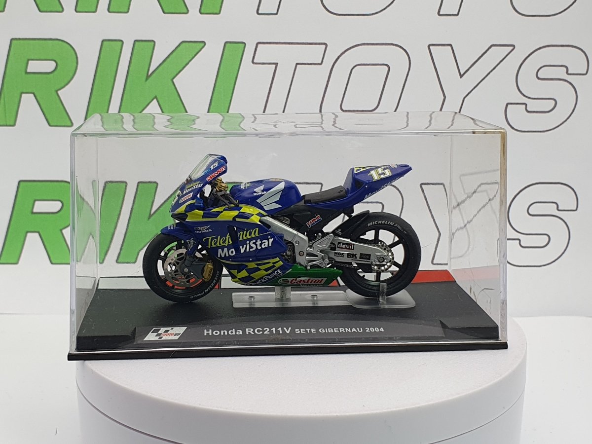 Honda RC 211 V Edicola 1/24 Blu 2004 - RikiToys - Edicola#