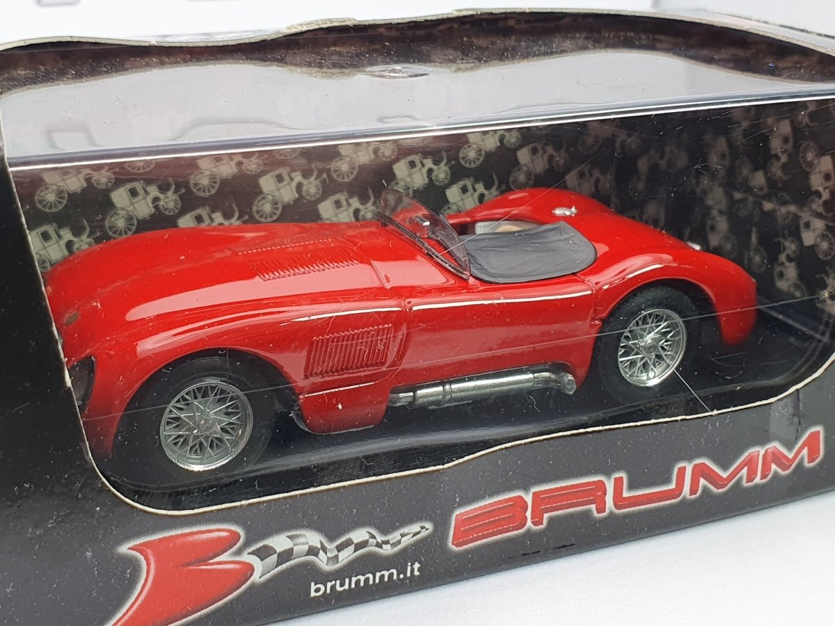 Jaguar C Type Brumm 1/43 Rosso 1953 - RikiToys - Brumm