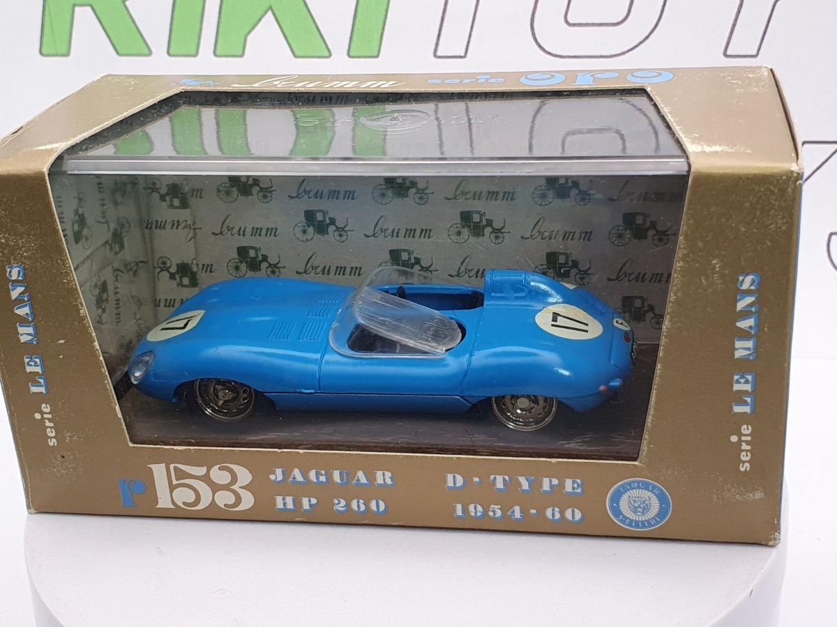 Jaguar D - Type Brumm 1/43 Azzurro 1954 - RikiToys - Brumm