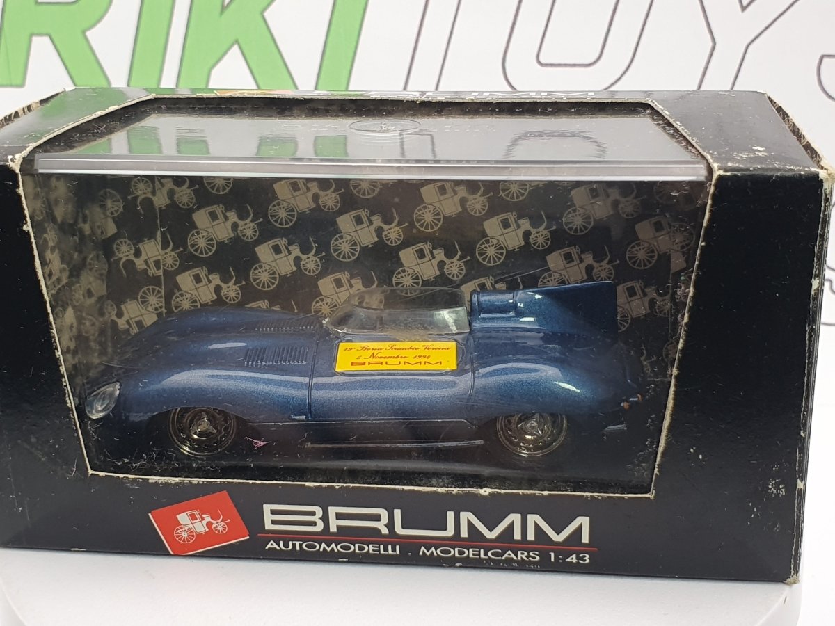 Jaguar D - Type Brumm 1/43 Blu 1954 - RikiToys - Brumm
