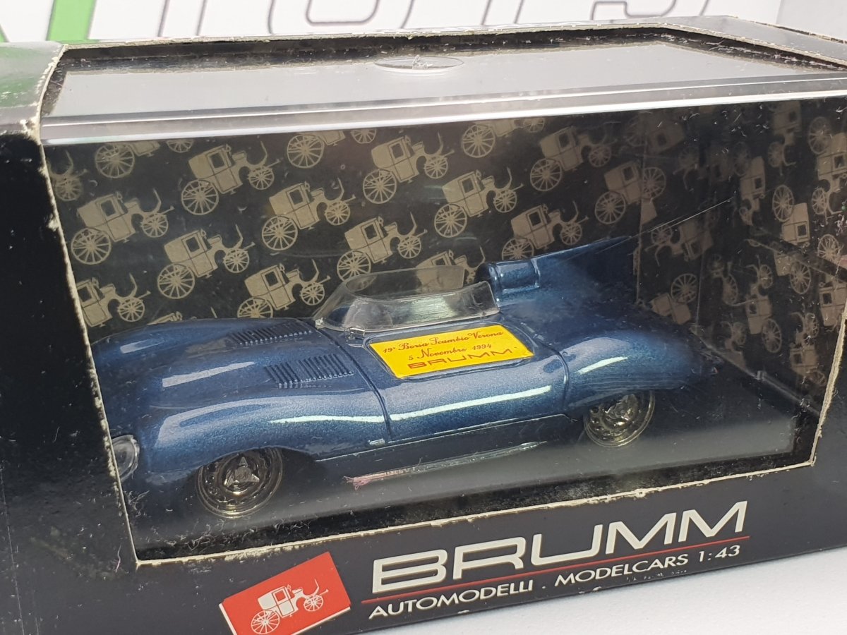 Jaguar D - Type Brumm 1/43 Blu 1954 - RikiToys - Brumm