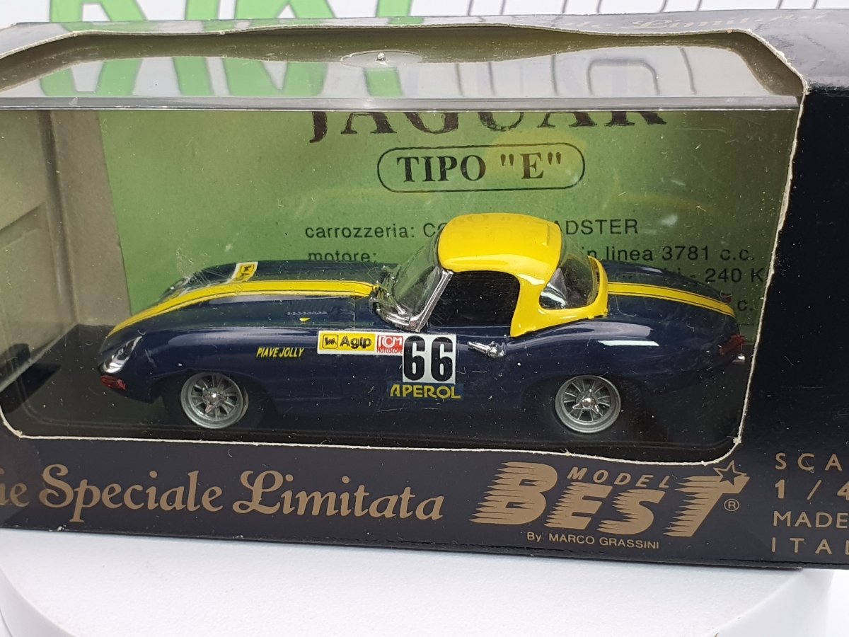 Jaguar E Type Best Model 1/43 Blu 1961 - RikiToys - Best Model