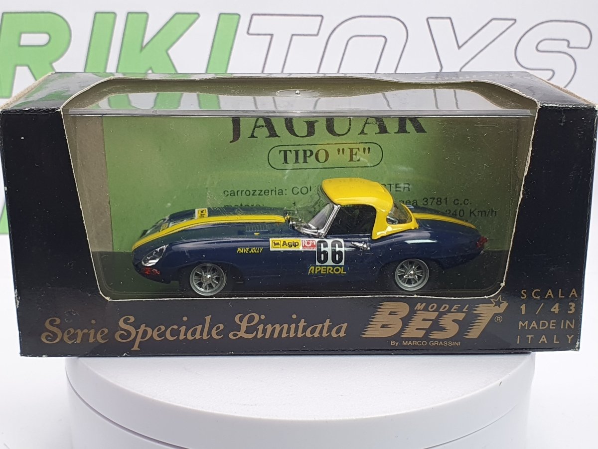Jaguar E Type Best Model 1/43 Blu 1961 - RikiToys - Best Model