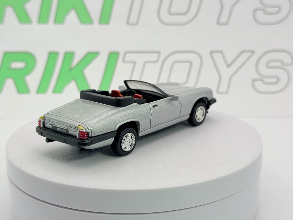 Jaguar XJ Cabrio V12 New Ray 1/43 Argento 1988 - RikiToys - New Ray