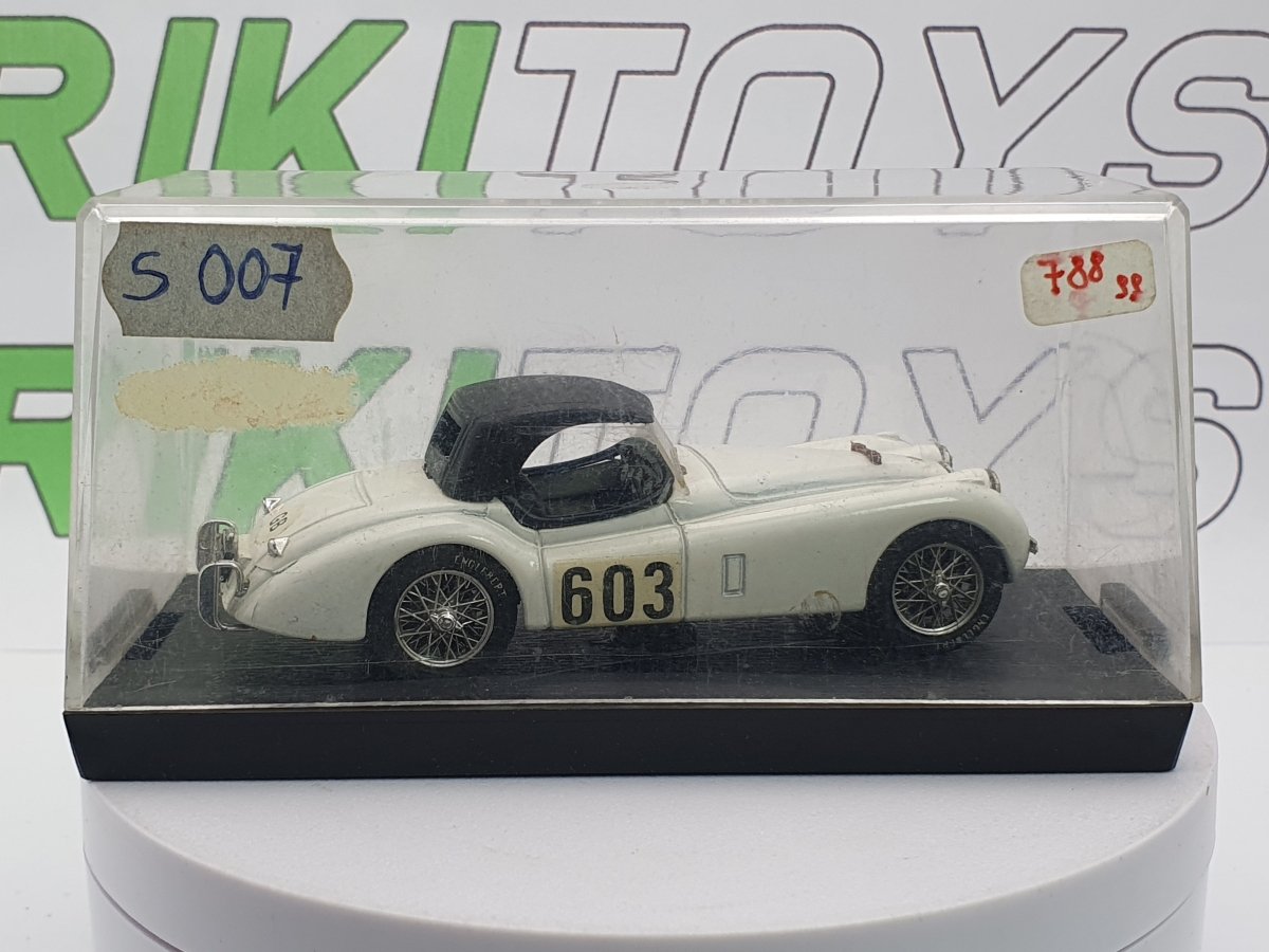 Jaguar XK 120 Cabrio Brumm 1/43 Bianco 1948 - RikiToys - Brumm