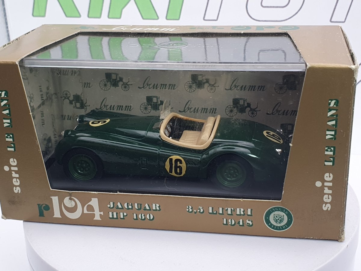Jaguar XK 120 Cabrio Brumm 1/43 Verde 1948 - RikiToys - Brumm