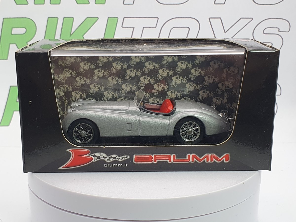 Jaguar XK 120 Spider Brumm 1/43 Argento 1948 - RikiToys - Brumm