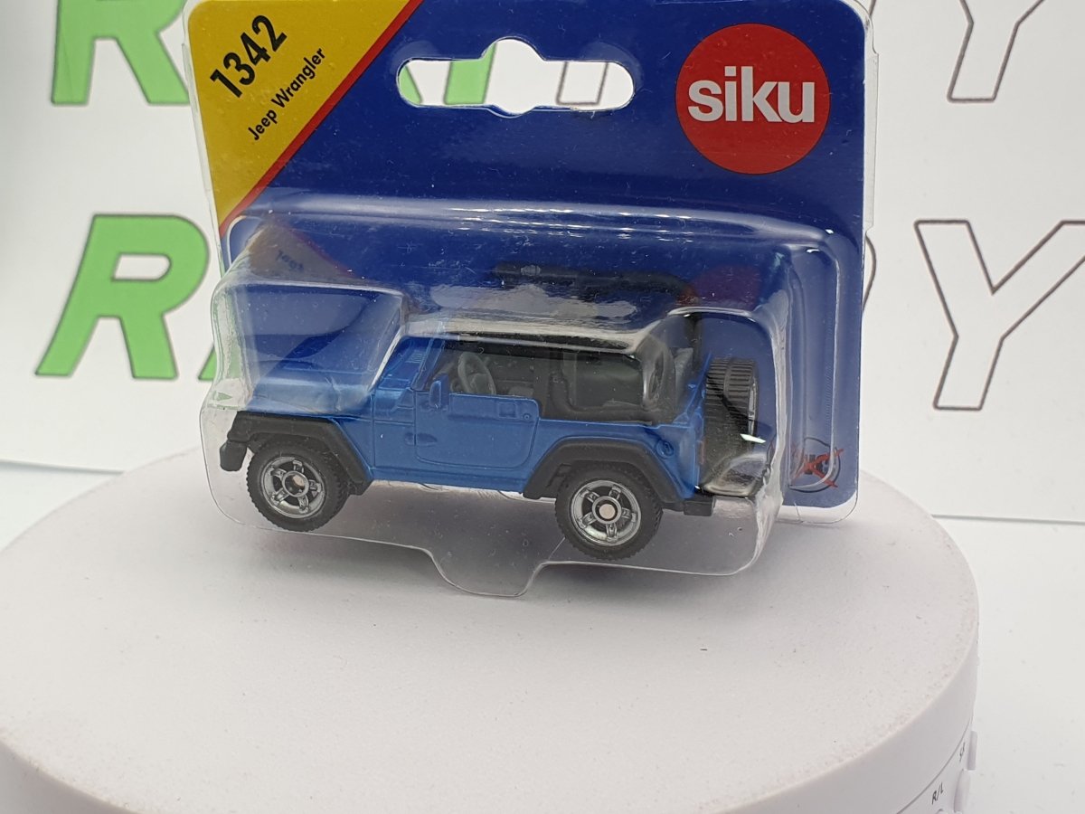 Jeep Wrangler Siku 1/60 Blu metallizzato - RikiToys - Siku