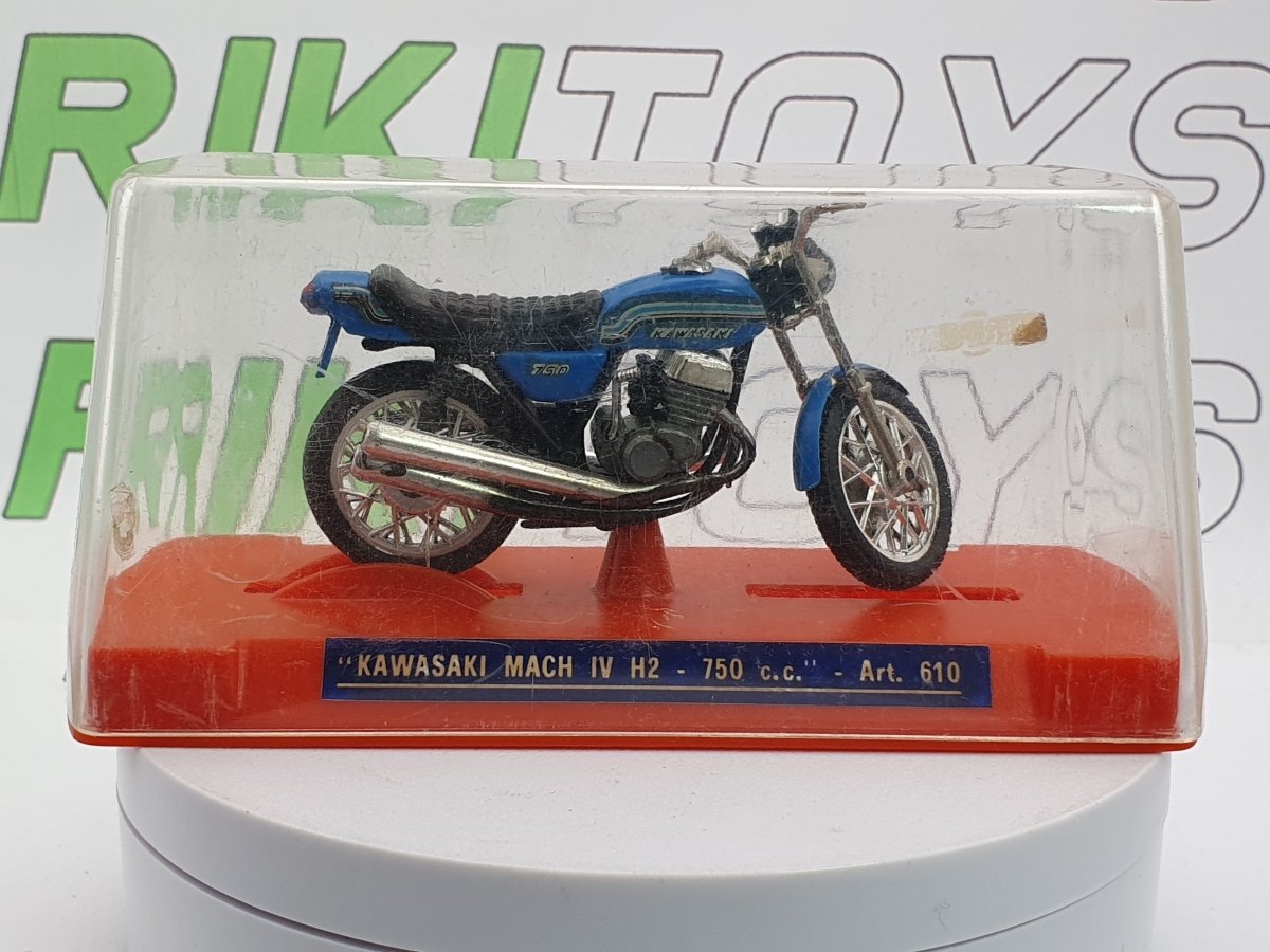 Kawasaki 750 Mach IV H2 Mercury 1/24 Blu 1971 - RikiToys - Mercury