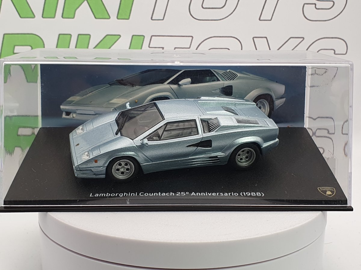 Lamborghini Countach 25esimo Leo Models 1/43 Azzurro 1988 - RikiToys - Leo Models