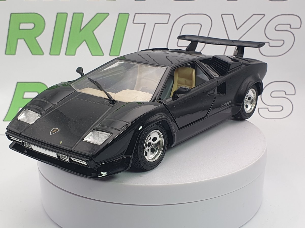 Lamborghini Countach LP Burago 1/24 Nero 1982 - RikiToys - Burago