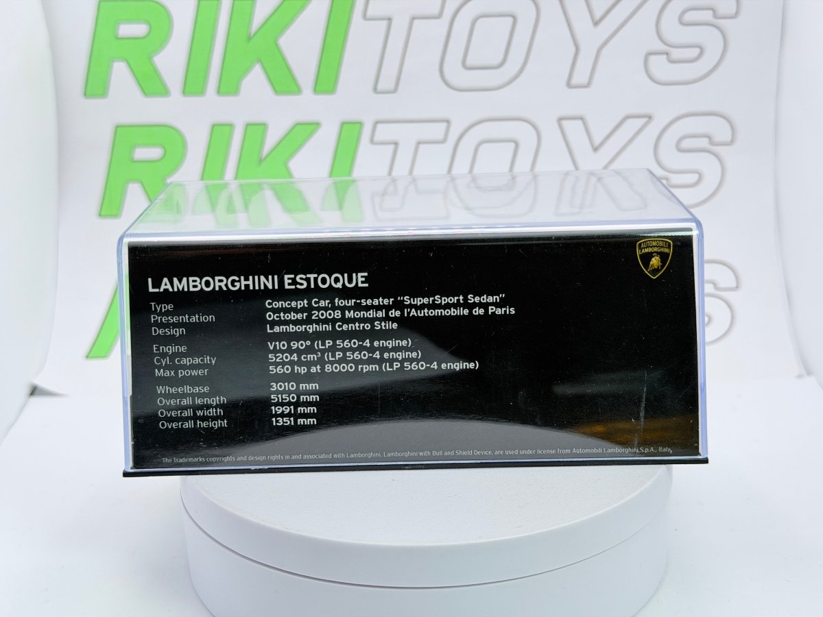 Lamborghini Estoque Edicola 1/43 Grigio metallizzato 2008 - RikiToys - Edicola