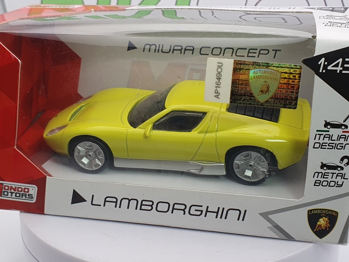 Lamborghini Miura Concept MondoMotors 1/43 Giallo - RikiToys - MondoMotors