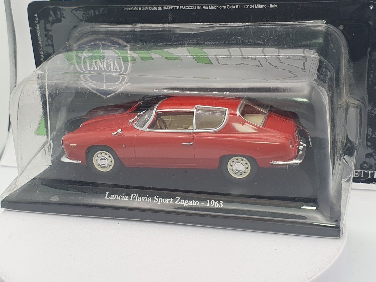 Lancia Flavia Zagato Norev 1/43 Rosso 1963 - RikiToys - Norev