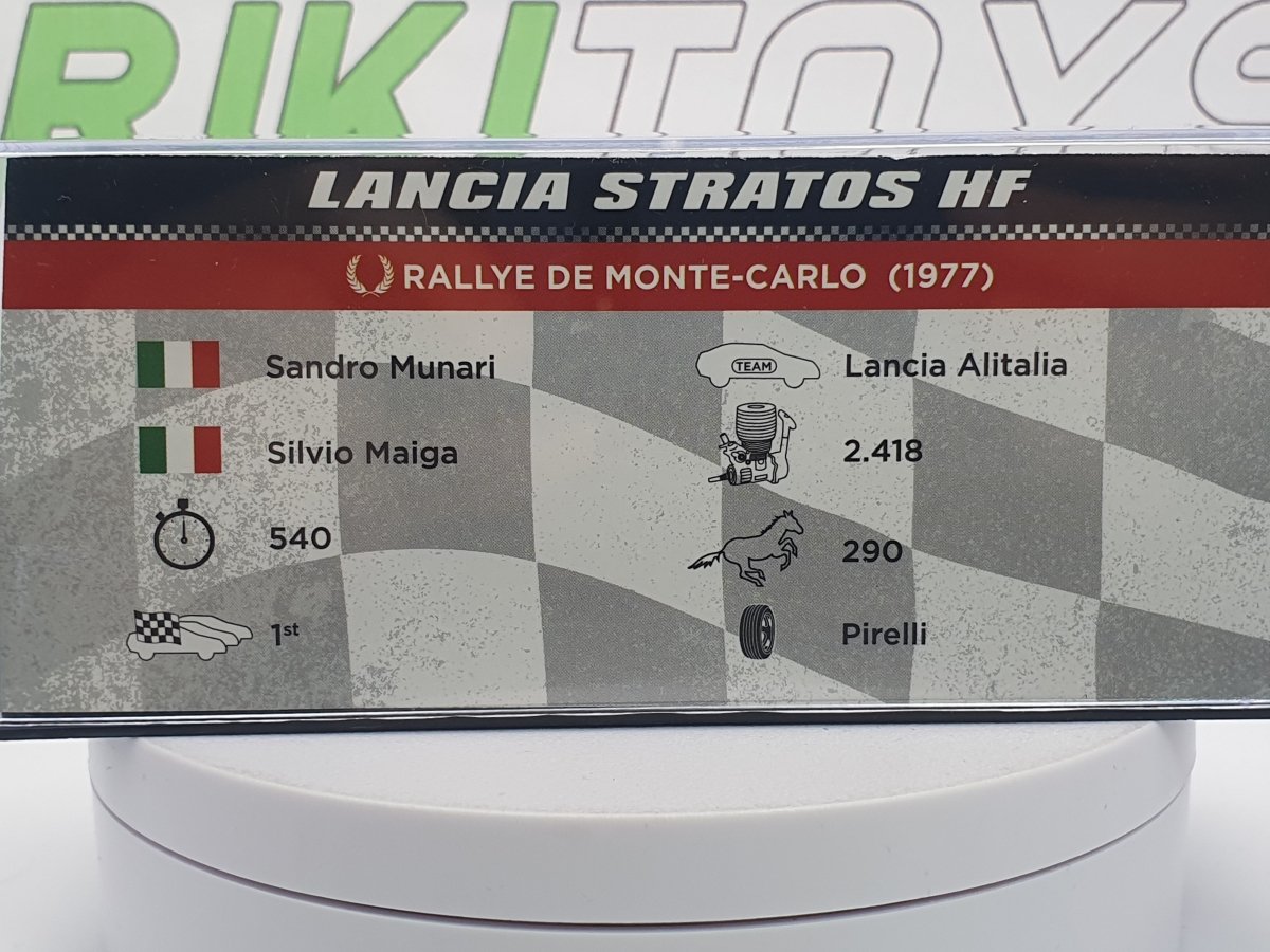 Lancia Stratos HF Edicola 1/43 Bianco 1974 - RikiToys - Edicola