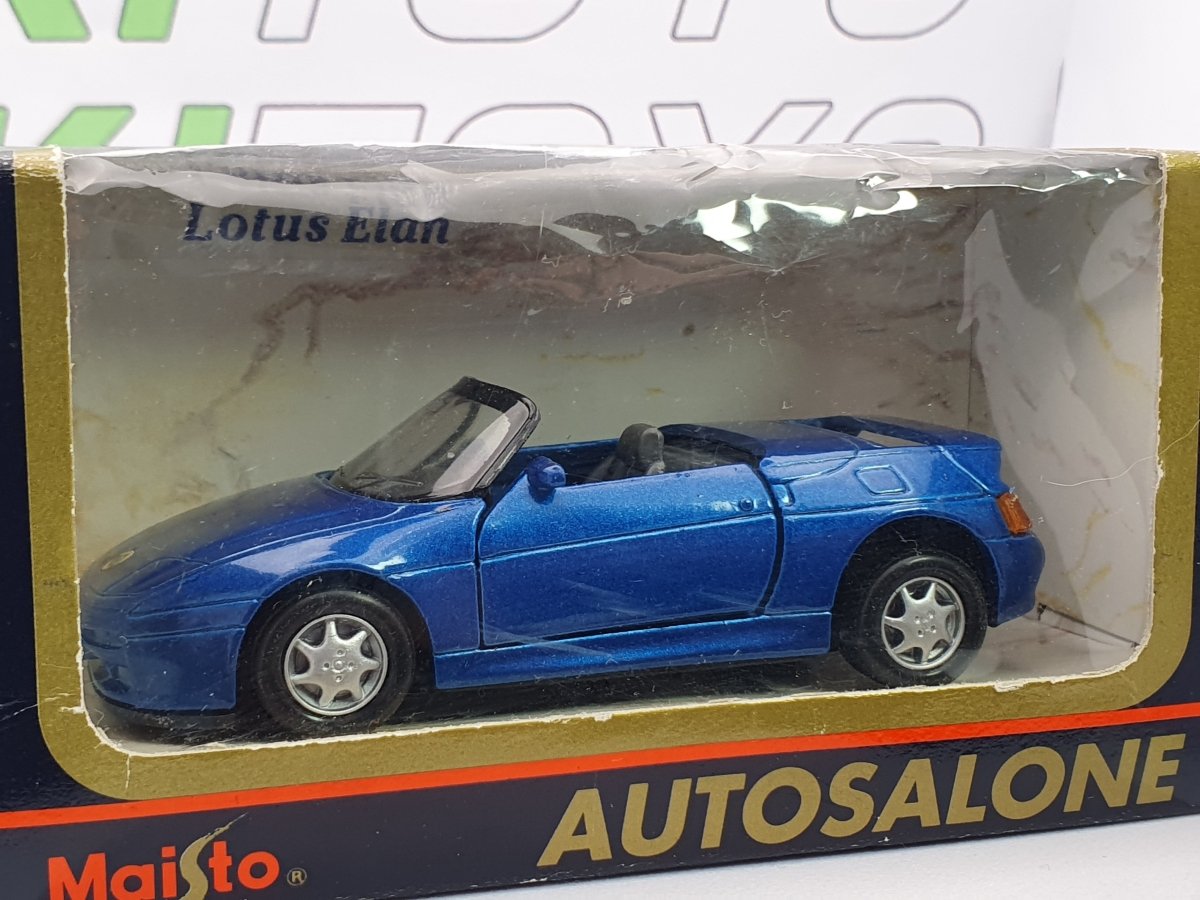 Lotus Elan Turbo Maisto 1/38 Blu 1990 - RikiToys - Maisto