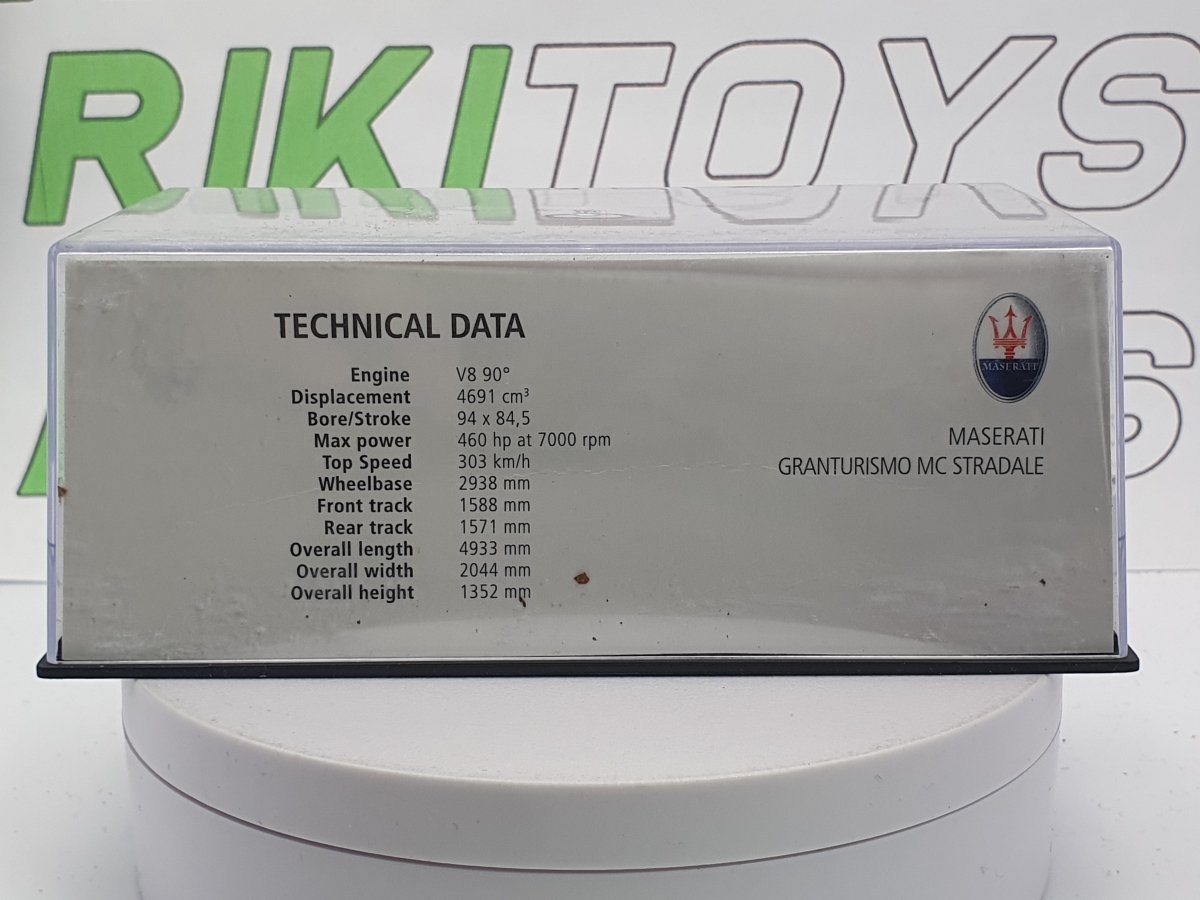 Maserati Gran Turismo MC Stradale LeoModels 1/43 Grigio metallizzato - RikiToys - LeoModels