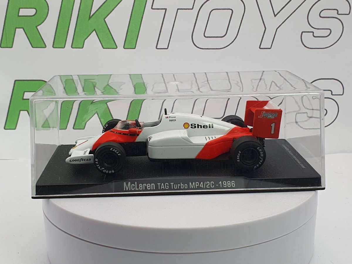 McLaren Tag Turbo MP 4 Edicola 1/43 Bianco - RikiToys - Edicola#