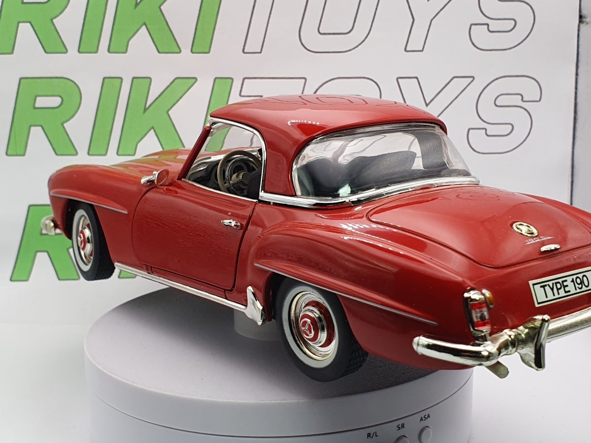 Mercedes 190 SL ERTL 1/18 Rosso 1955 - RikiToys - ERTL