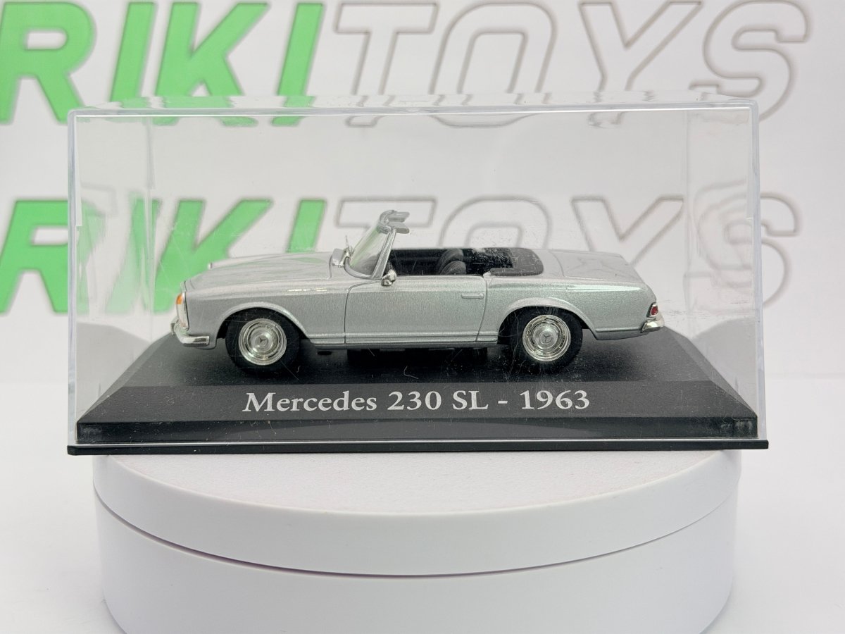 Mercedes Benz 230 SL Edicola 1/43 Argento 1963 - RikiToys - Edicola