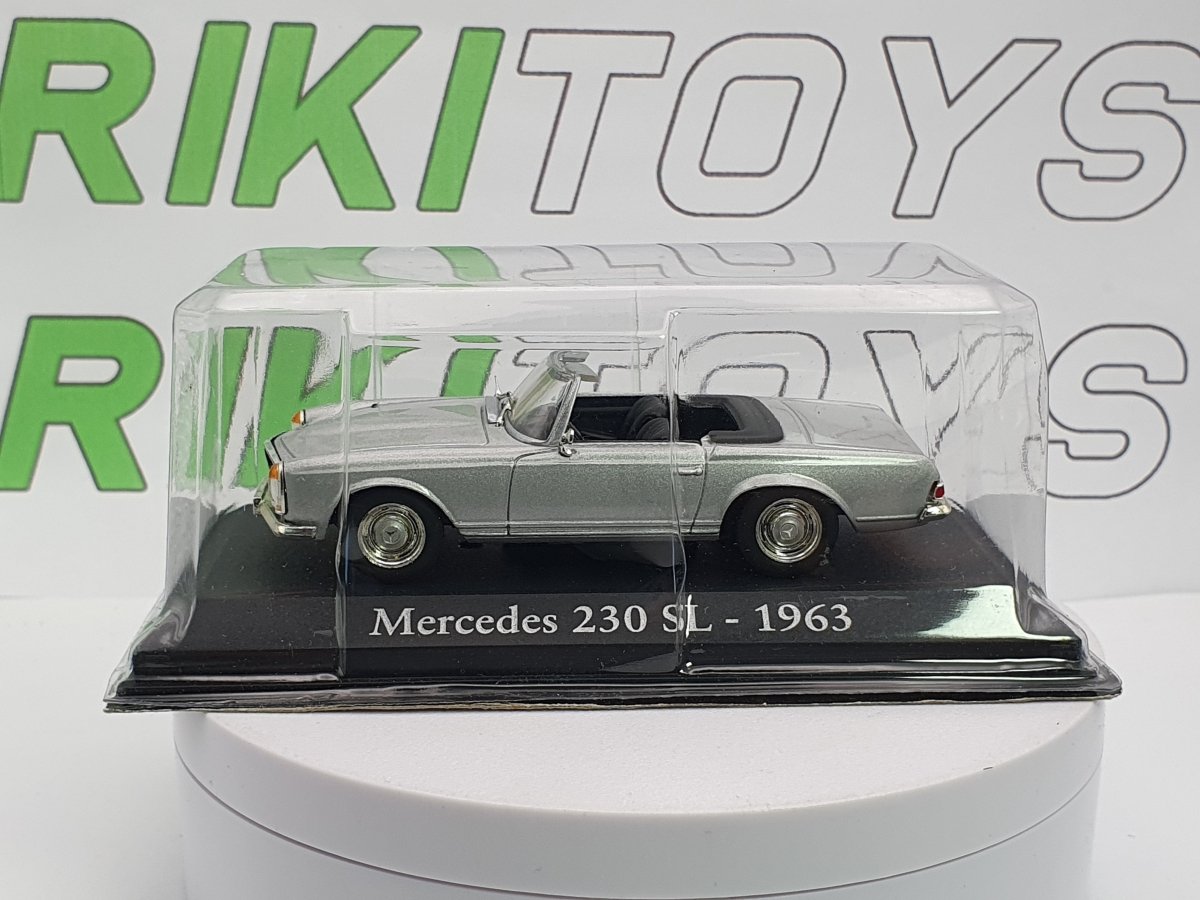 Mercedes Benz 230 SL Pagoda Edicola 1/43 Argento - RikiToys - Edicola#