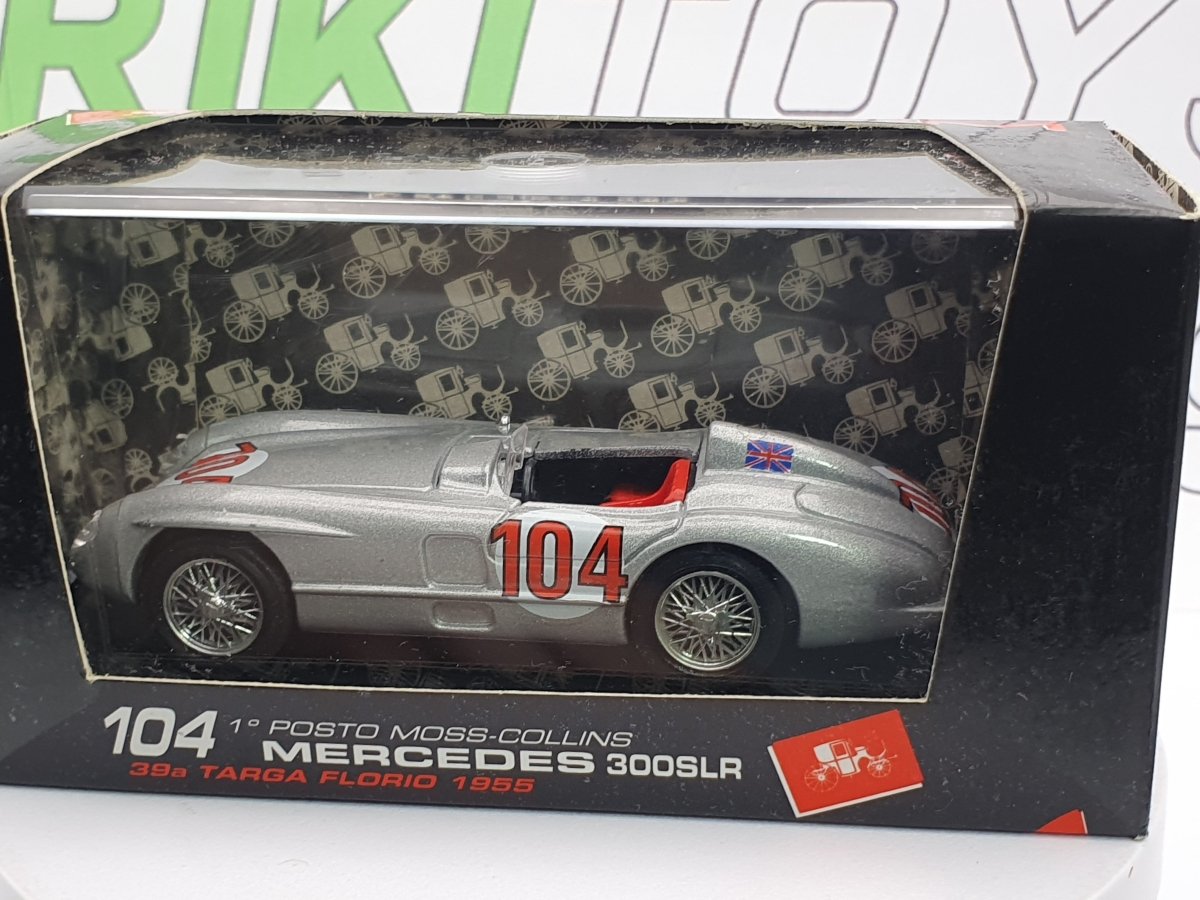 Mercedes Benz 300 SLR Brumm 1/43 Argento 1955 - RikiToys - Brumm