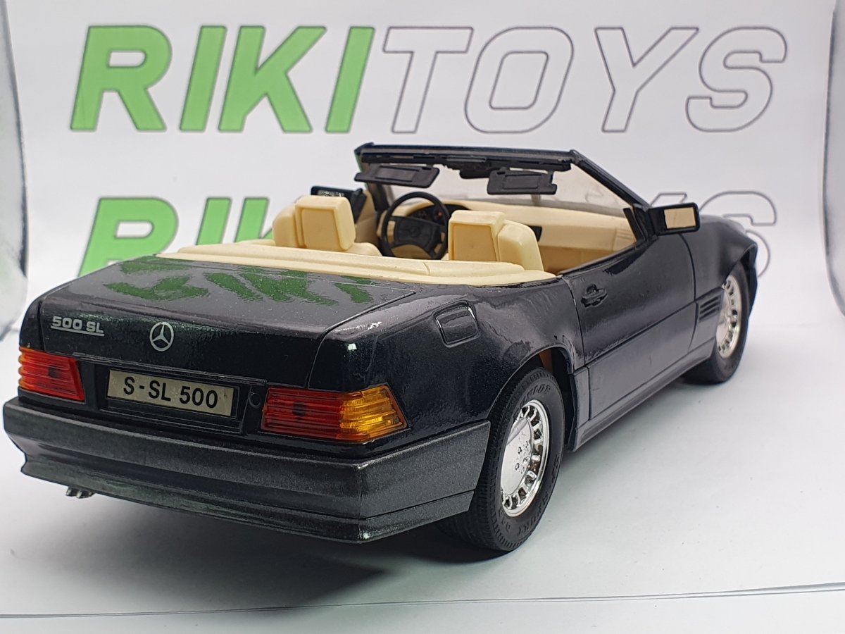 Mercedes Benz 500 SL Maisto 1/18 Nero 1989 - RikiToys - Maisto