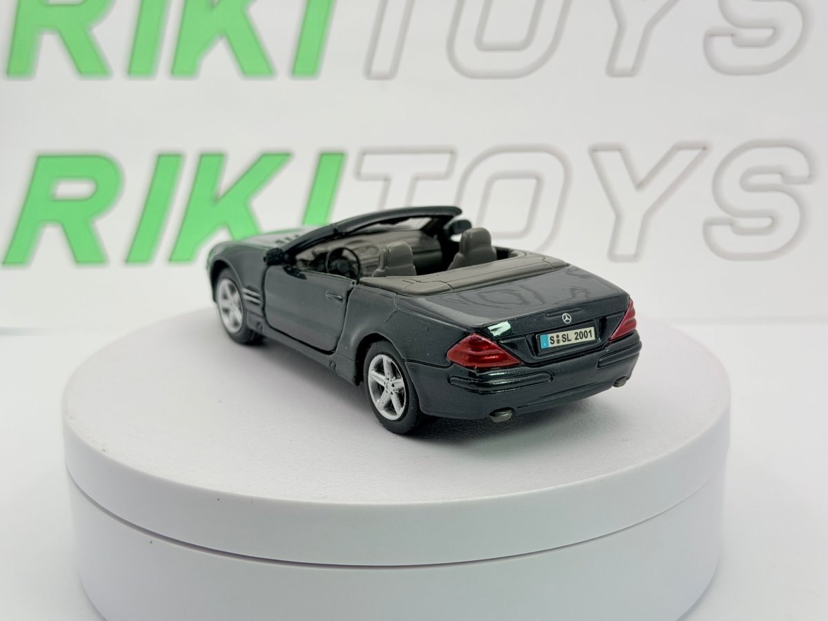 Mercedes Benz 500 SL Maisto 1/38 Nero metallizzato 2005 - RikiToys - Maisto
