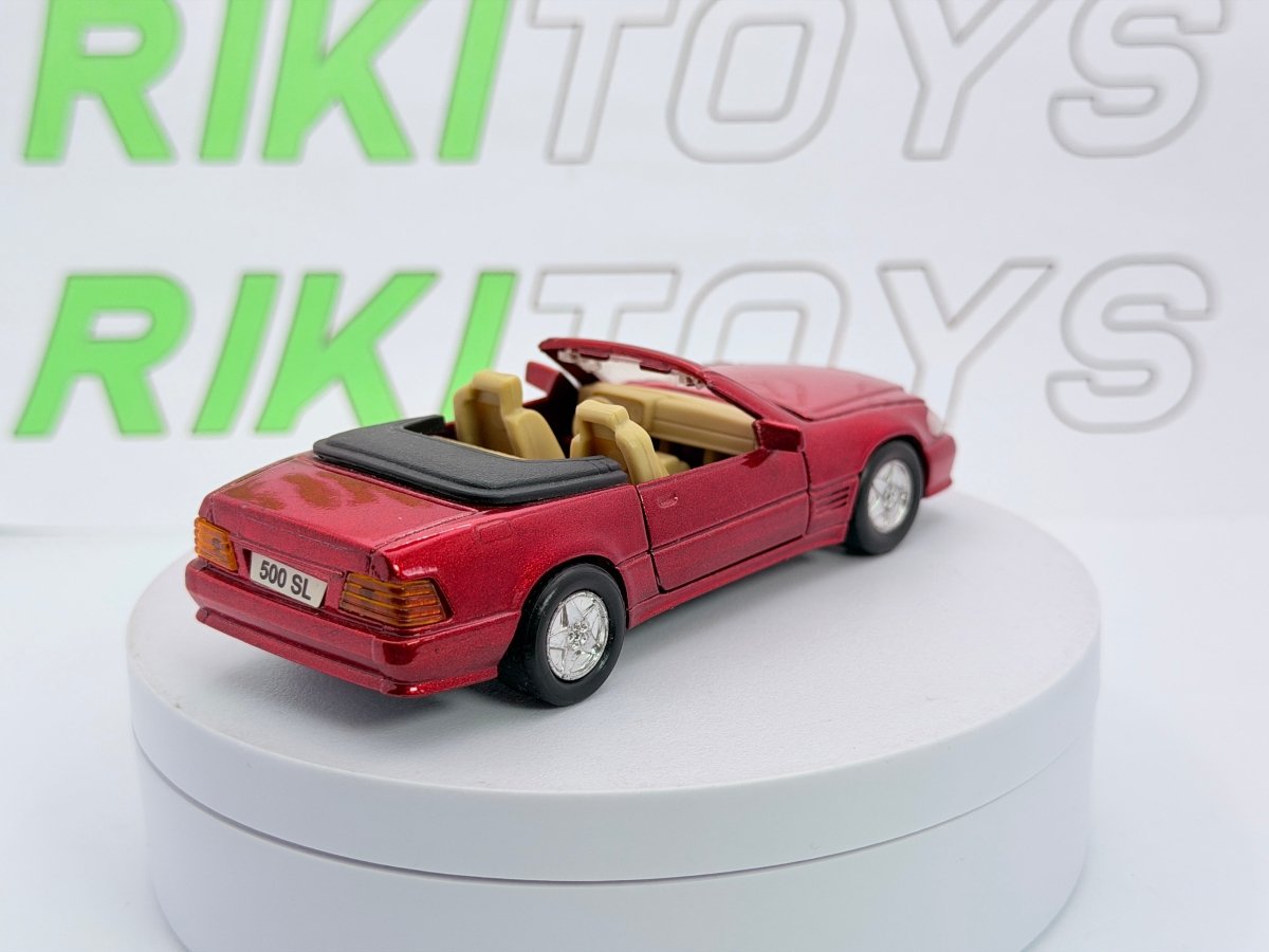 Mercedes Benz 500 SL Welly 1/38 Rosso Metalizzato 1989 - RikiToys - Welly