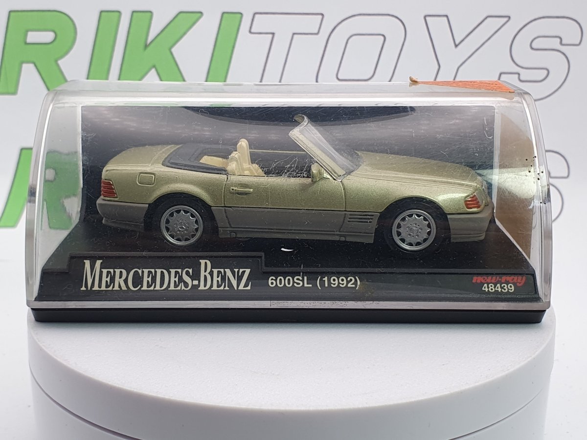 Mercedes Benz 600 SL New Ray 1/43 Oro 1992 - RikiToys - New Ray