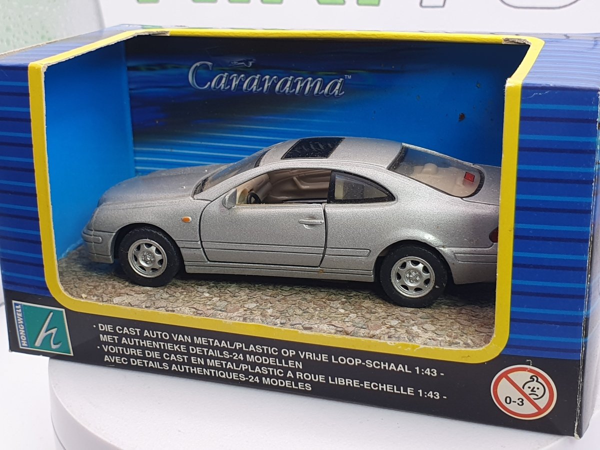 Mercedes Benz CLK 1a serie Cararama 1/43 Argento 1999 - RikiToys - Cararama