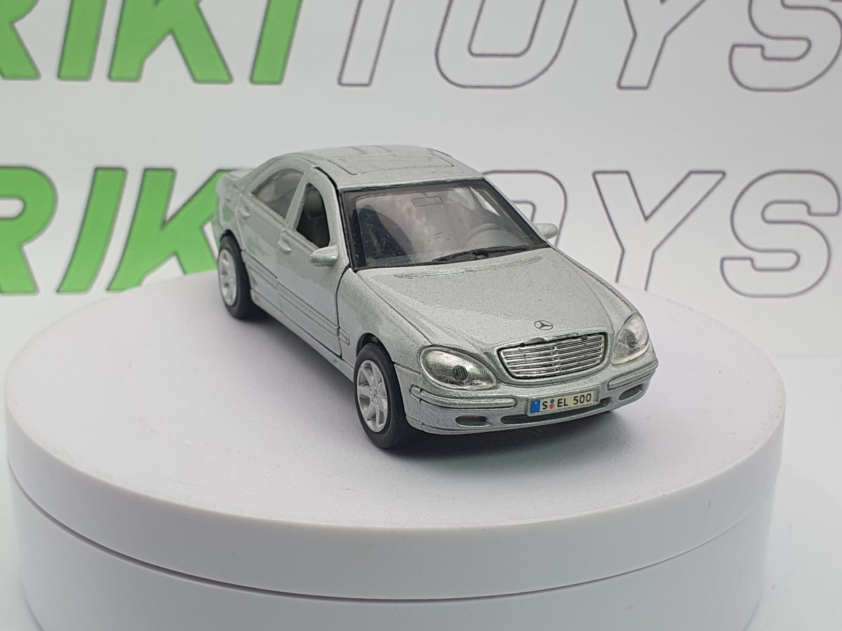 Mercedes Benz S Klass Welly 1/43 Argento - RikiToys - Welly