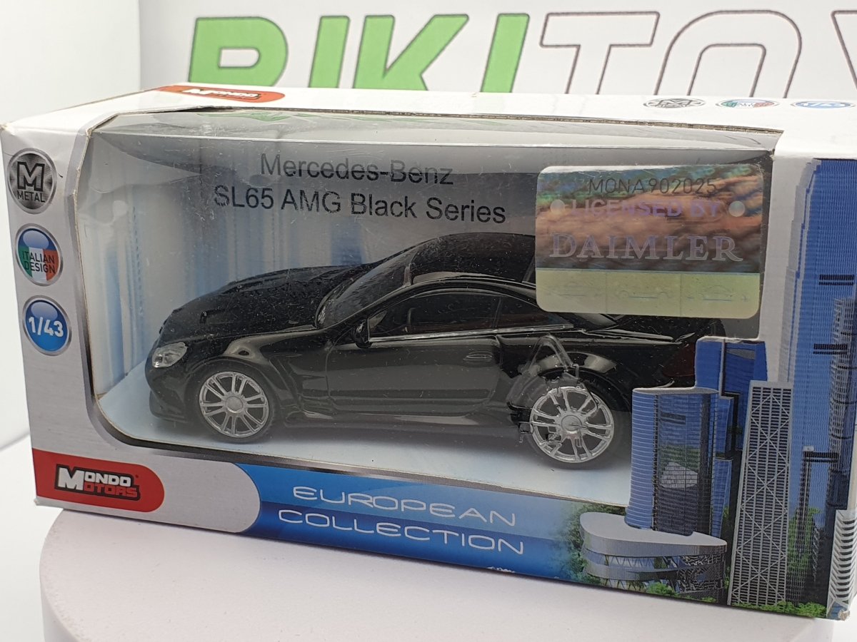 Mercedes Benz SL 5 AMG Mondo Motors 1/43 Nero 2008 - RikiToys - Mondo Motors