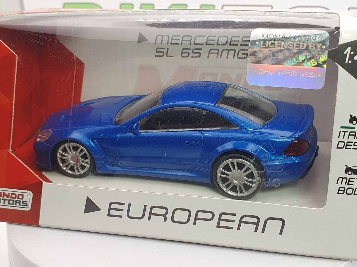 Mercedes Benz SL 65 AMG MondoMotors 1/43 Blu met. - RikiToys - MondoMotors