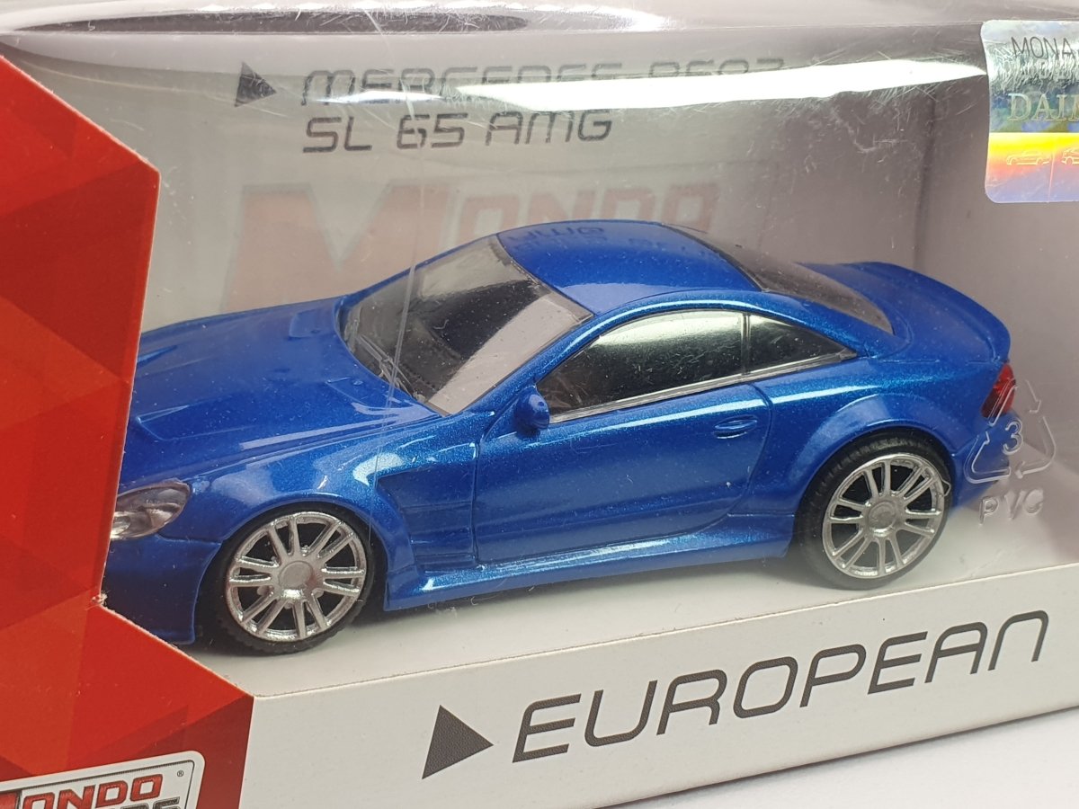 Mercedes Benz SL 65 AMG MondoMotors 1/43 Blu met. - RikiToys - MondoMotors