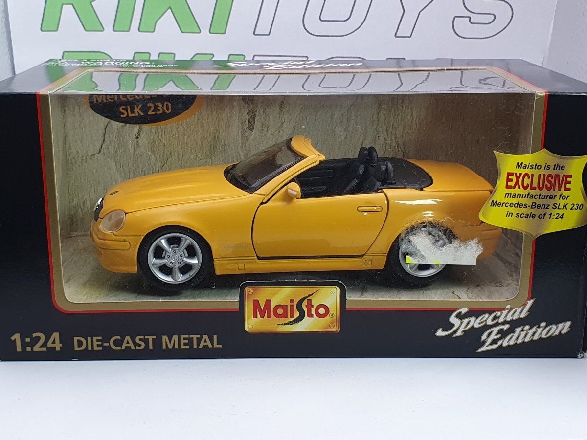 Mercedes Benz SLK 230 Maisto 1/24 Giallo 1997 - RikiToys - Maisto