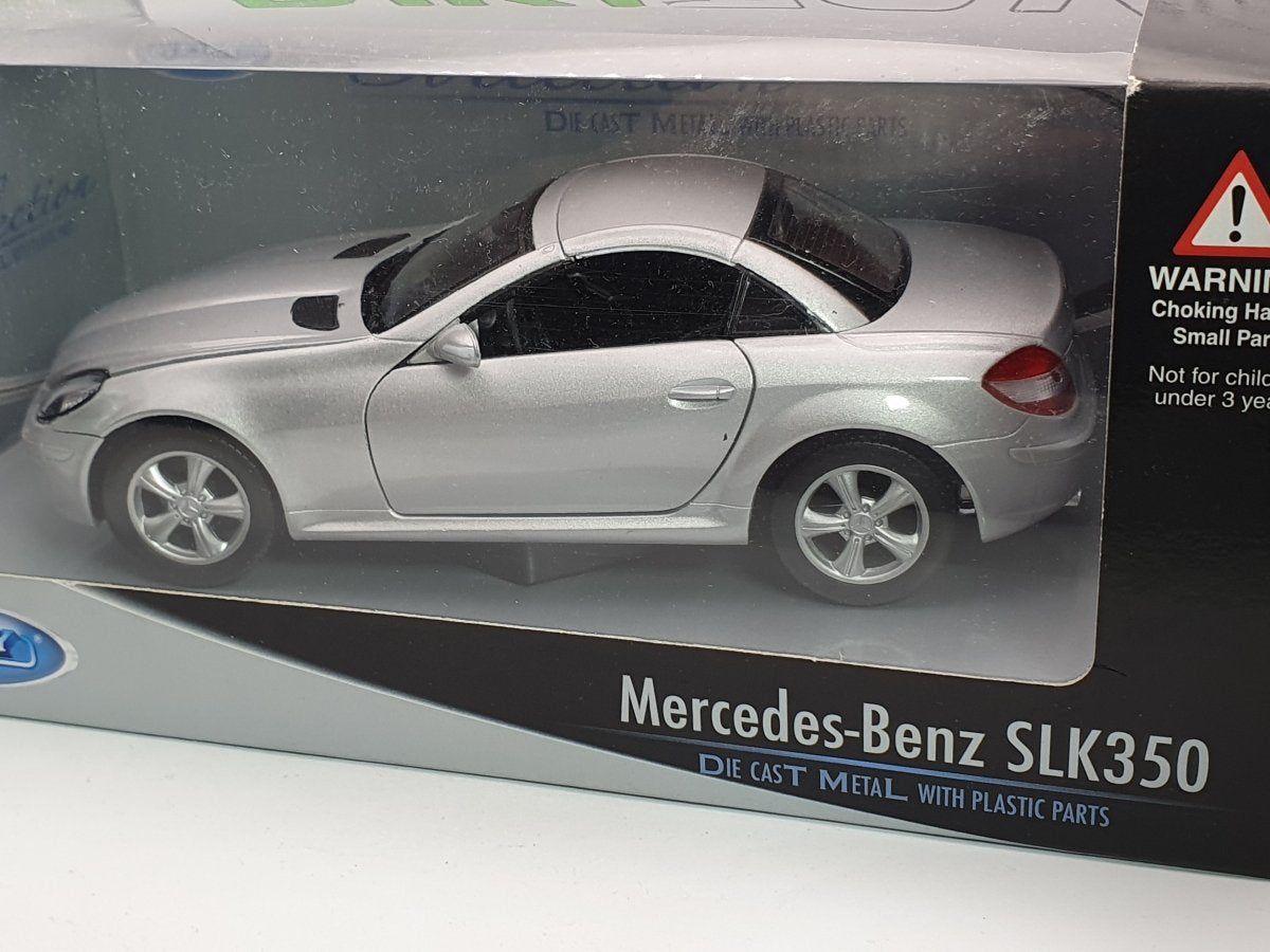 Mercedes Benz SLK 350 Welly 1/24 Argento 2005 - RikiToys - Welly