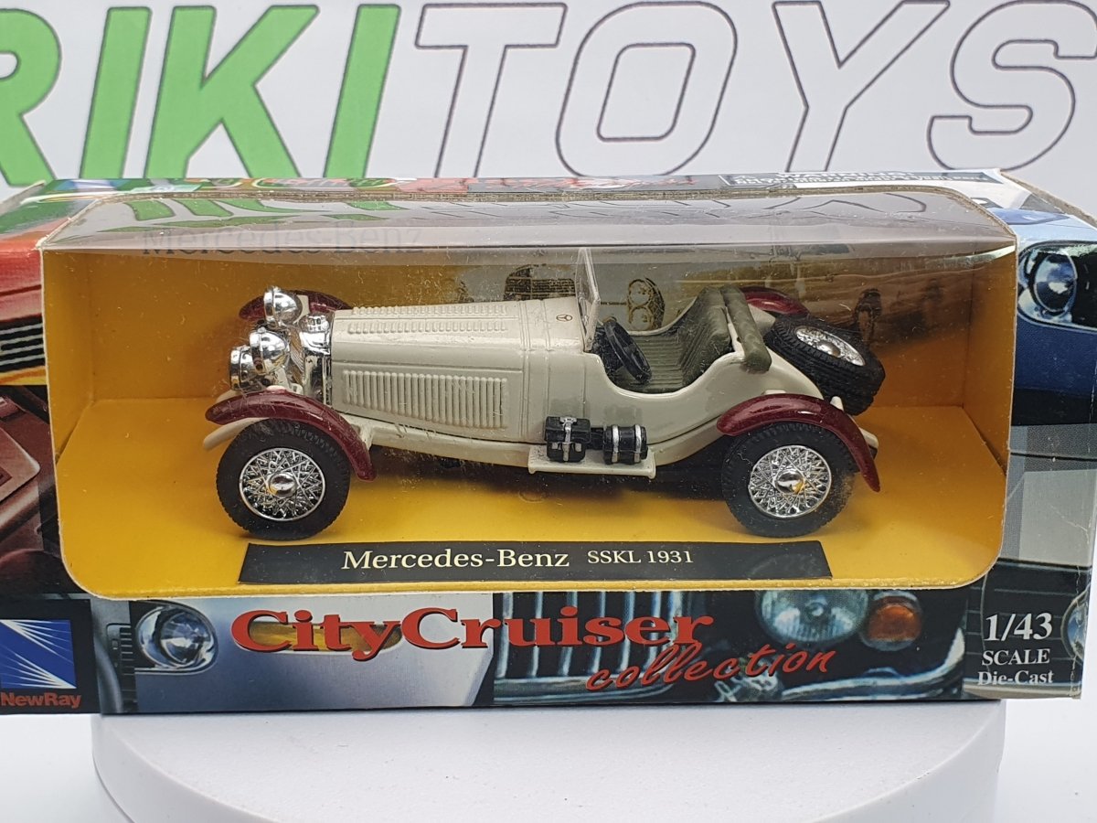 Mercedes Benz SSKL New Ray 1/43 Avorio 1931 - RikiToys - New Ray