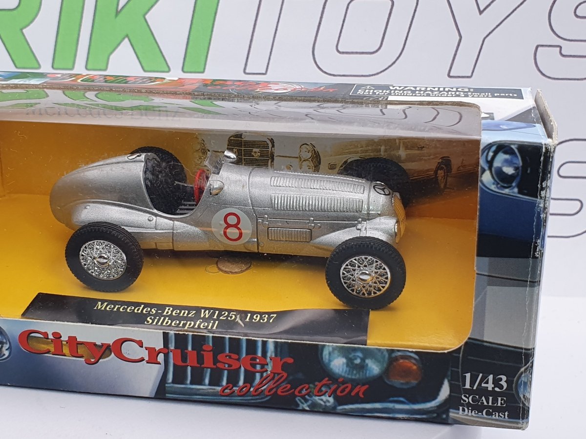 Mercedes Benz W 125 New Ray 1/43 Argento 1937 - RikiToys - New Ray