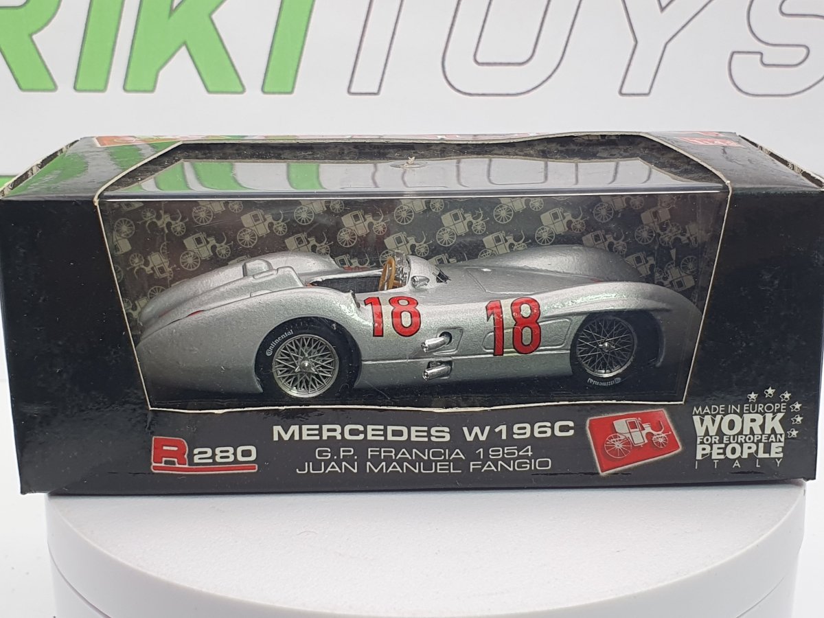 Mercedes Benz W 196 C Brumm 1/43 Argento 1954 - RikiToys - Brumm