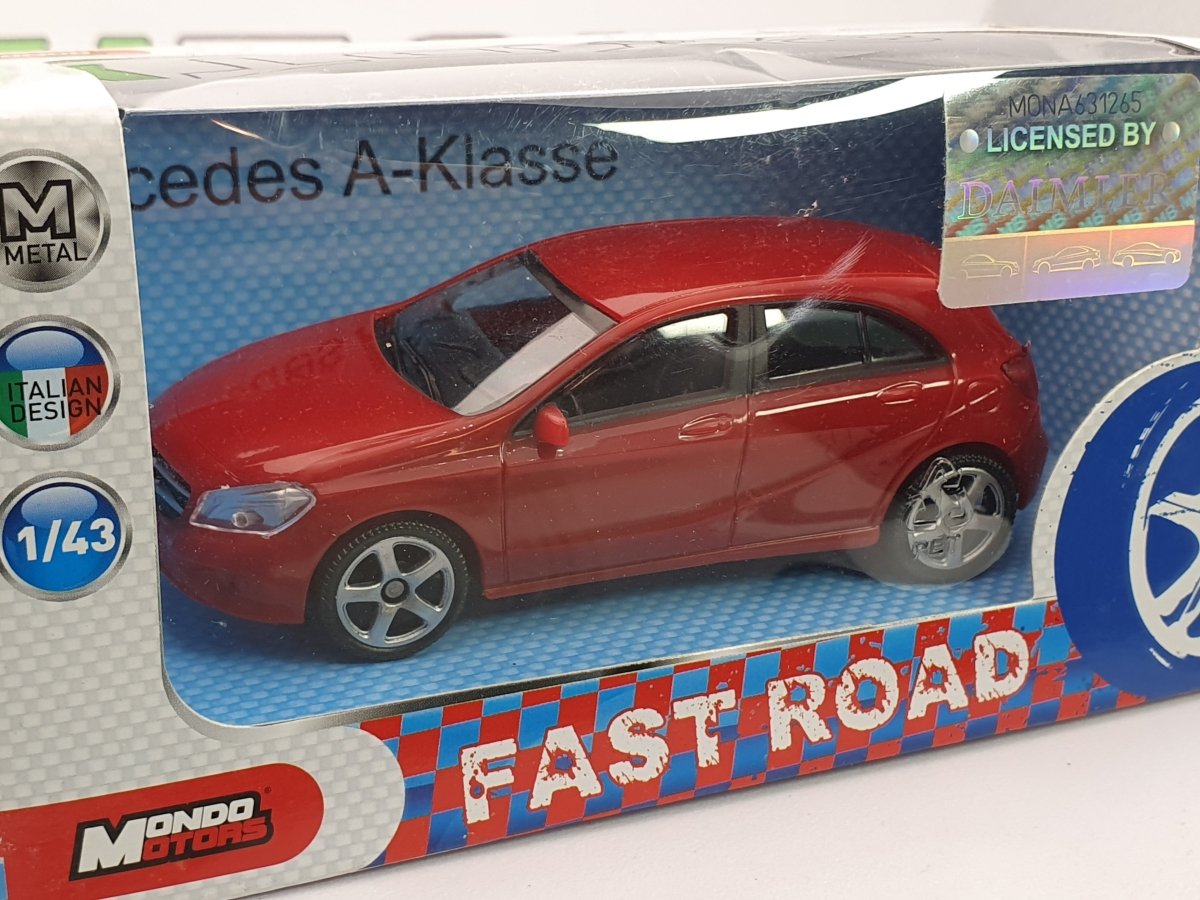 Mercedes Klasse A MondoMotors 1/43 Rosso - RikiToys - MondoMotors