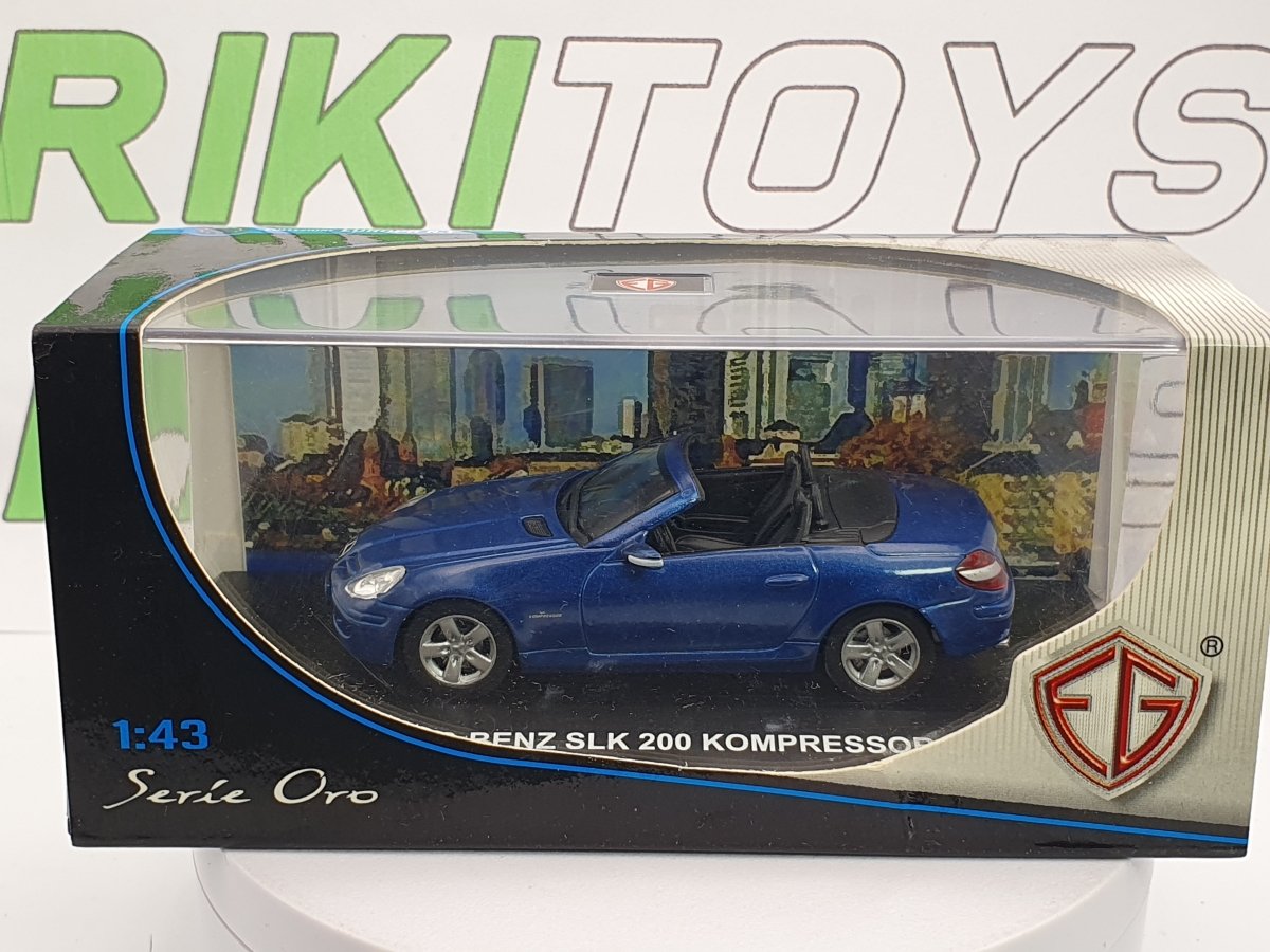 Mercedes SLK 200 K Edison 1/43 Blu - RikiToys - Edison#