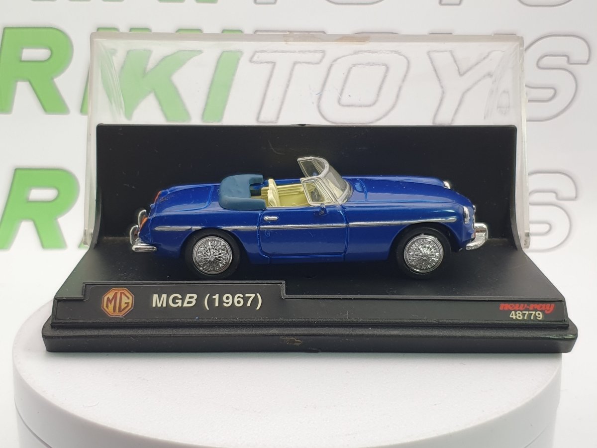 MG B Spider New Ray 1/43 Blu 1967 - RikiToys - New Ray