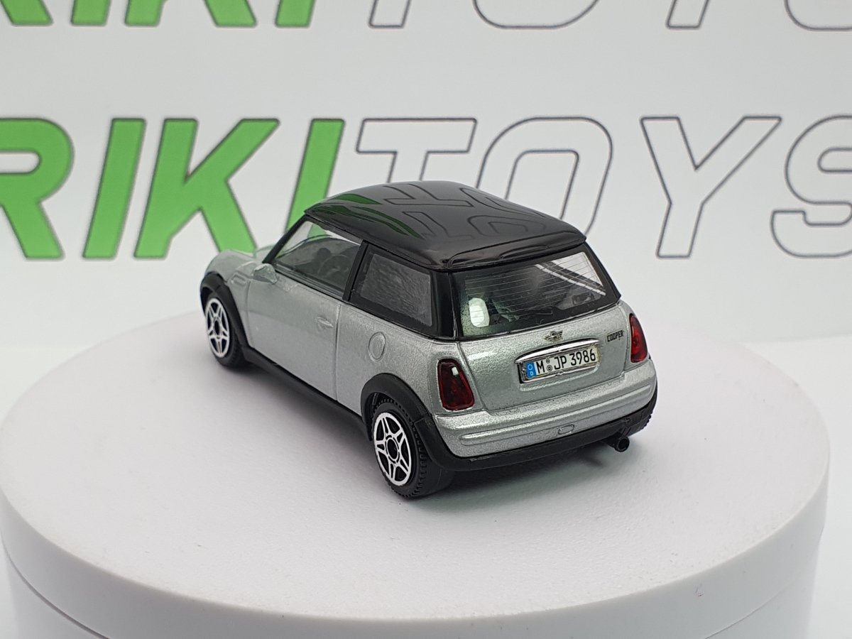 Mini Cooper Burago 1/43 Argento 2001 - RikiToys - Burago#