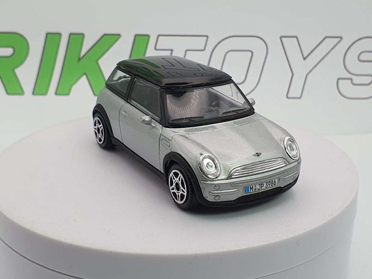 Mini Cooper Burago 1/43 Argento 2001 - RikiToys - Burago#